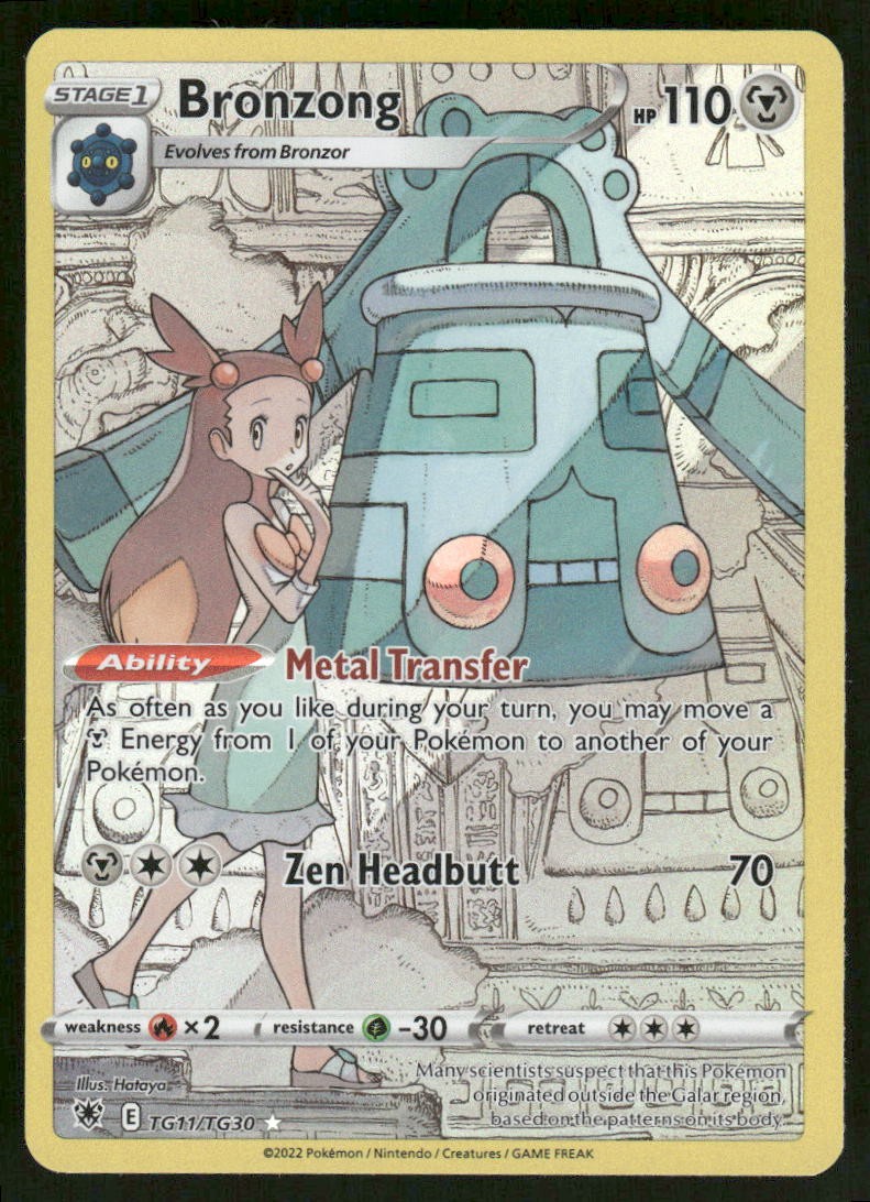 Pokemon Cards Bronzong TG11/TG30 Astral Radiance Trainer Gallery Holo NM *20