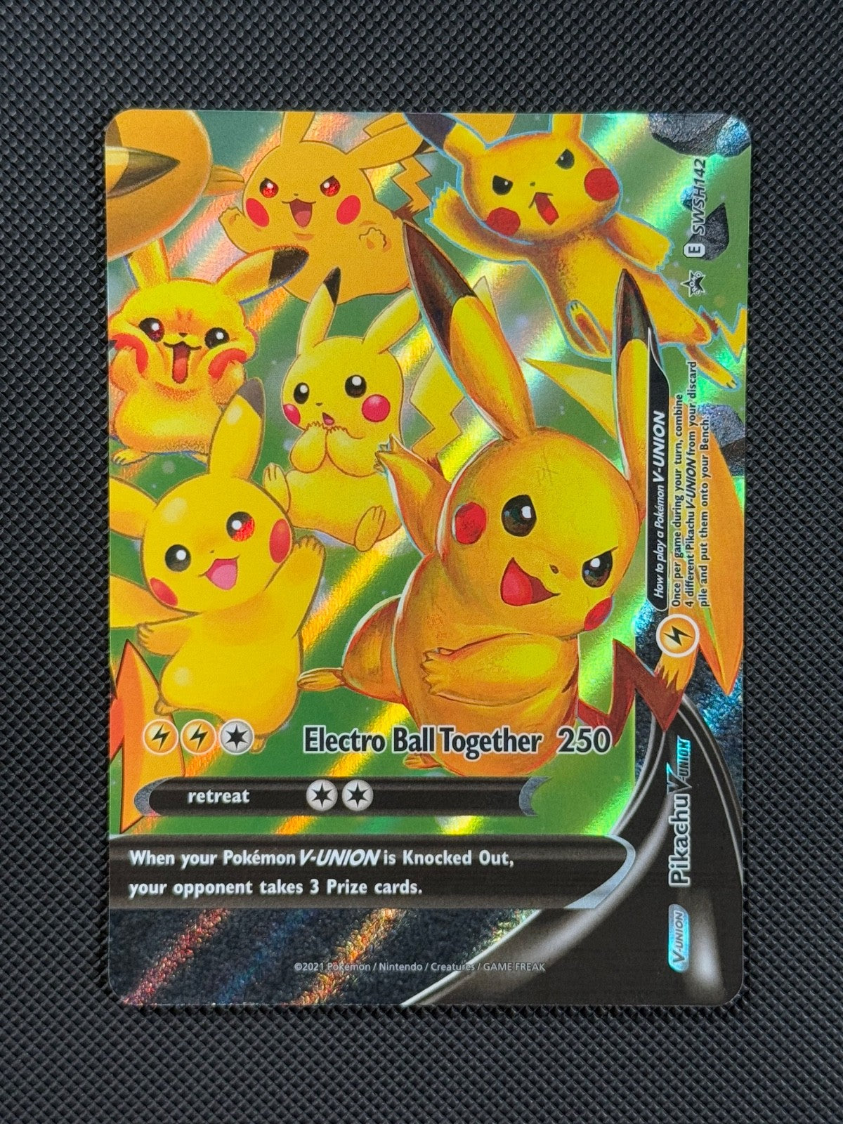 Pokémon Cards Pikachu VUNION SWSH139 140 141 142 Sword & Shield Promo Holo Rare7