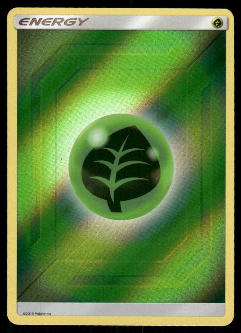 Pokemon Cards Grass Energy HOLO Team Up Common NM0