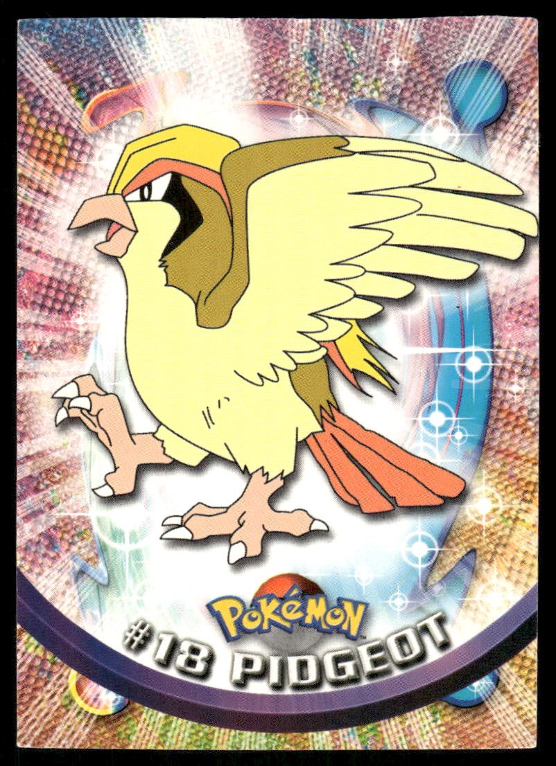 Pokemon Cards Pidgeot #18 Topps Trading Cards Series 1 LP *10