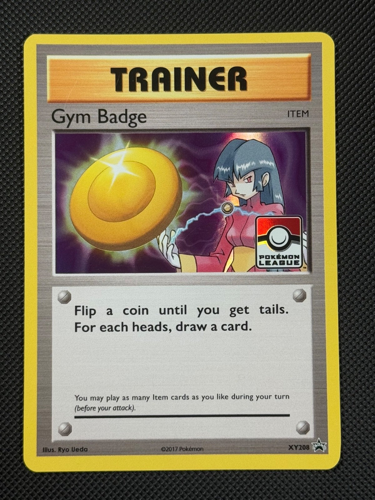 Gym Badge XY208 HOLO Pokémon Card XY Black Star Promo Holo Rare Sabrina0