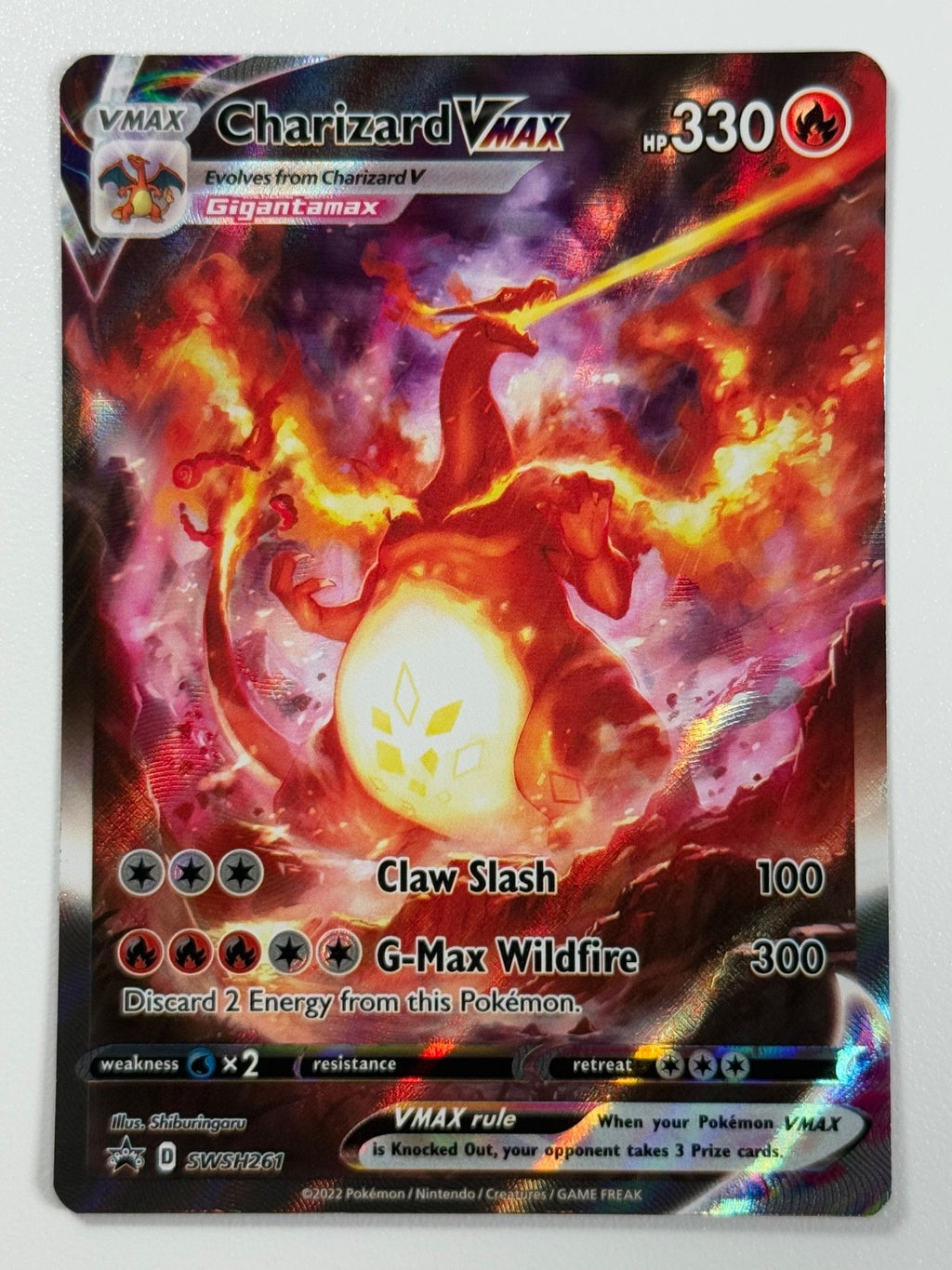 Pokémon Cards Charizard VMAX SWSH261 Sword & Shield Promo Holo Rare0