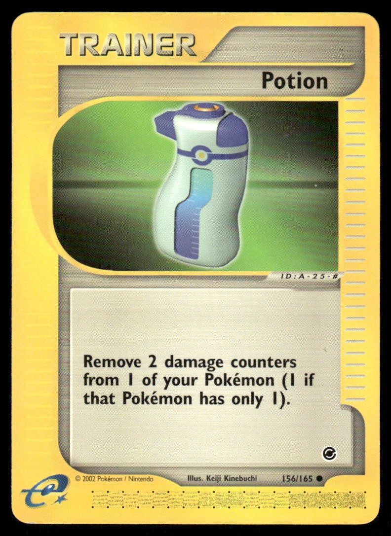 Pokemon Cards Potion 156/165 Expedition Base Set WOTC Common NM0