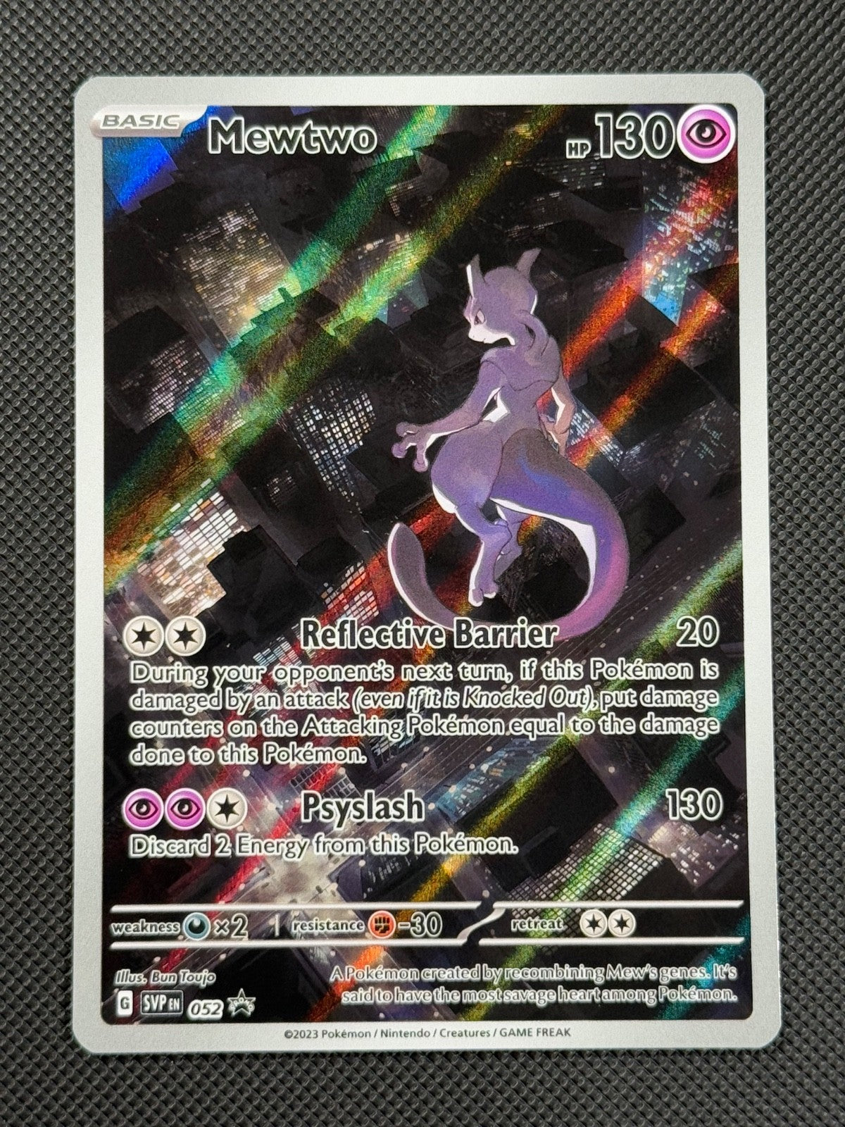 Mewtwo SVP 052 PROMO Pokémon Card S&V 151 Promo Holo Rare0
