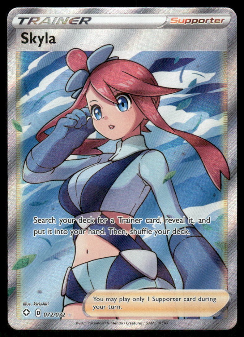 Pokemon Cards Skyla 072/072 Shining Fates Rare Ultra NM0