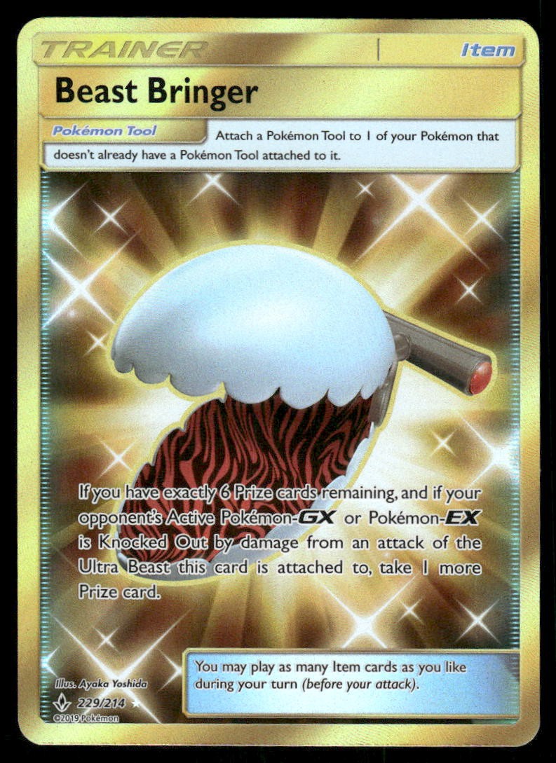 Pokemon Cards Beast Bringer 229/214 Unbroken Bonds Secret Rare NM *20