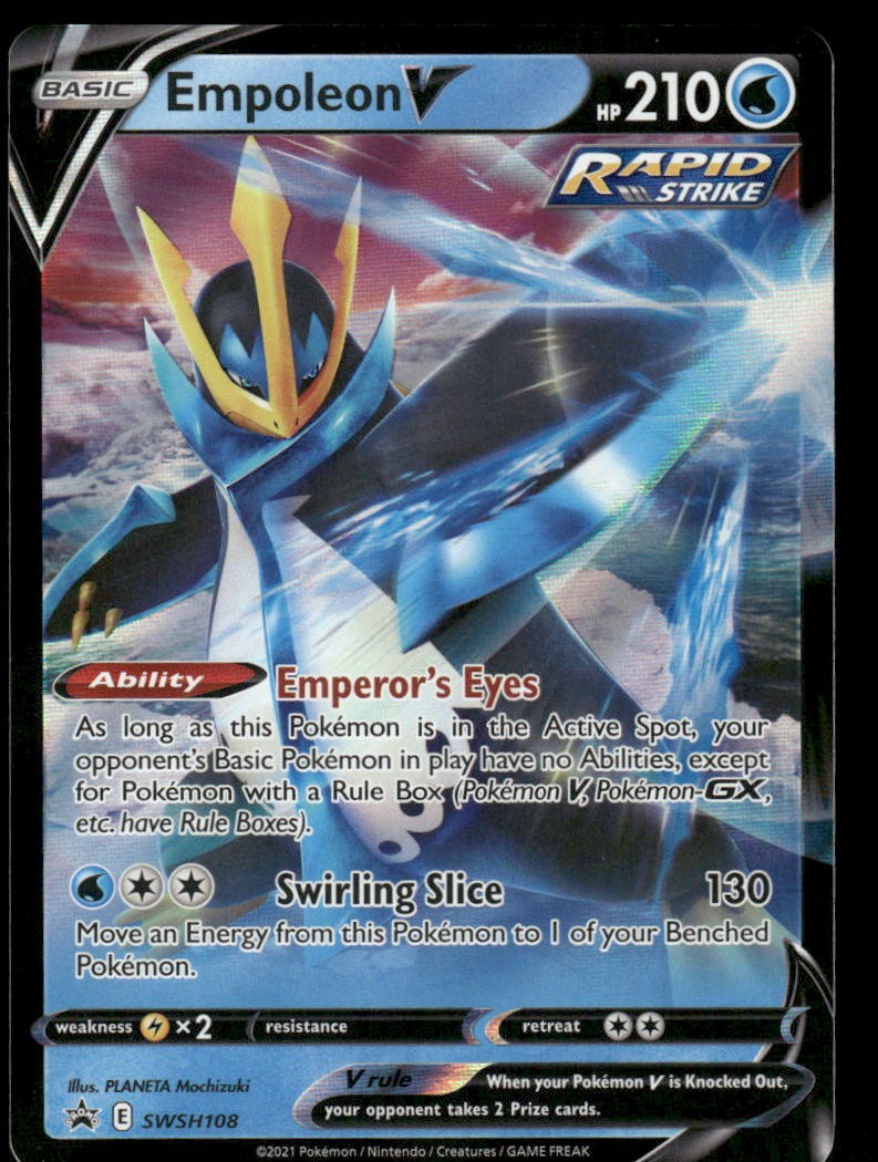 Pokemon Cards Empoleon V SWSH108 SWSH Black Star Promo LP0