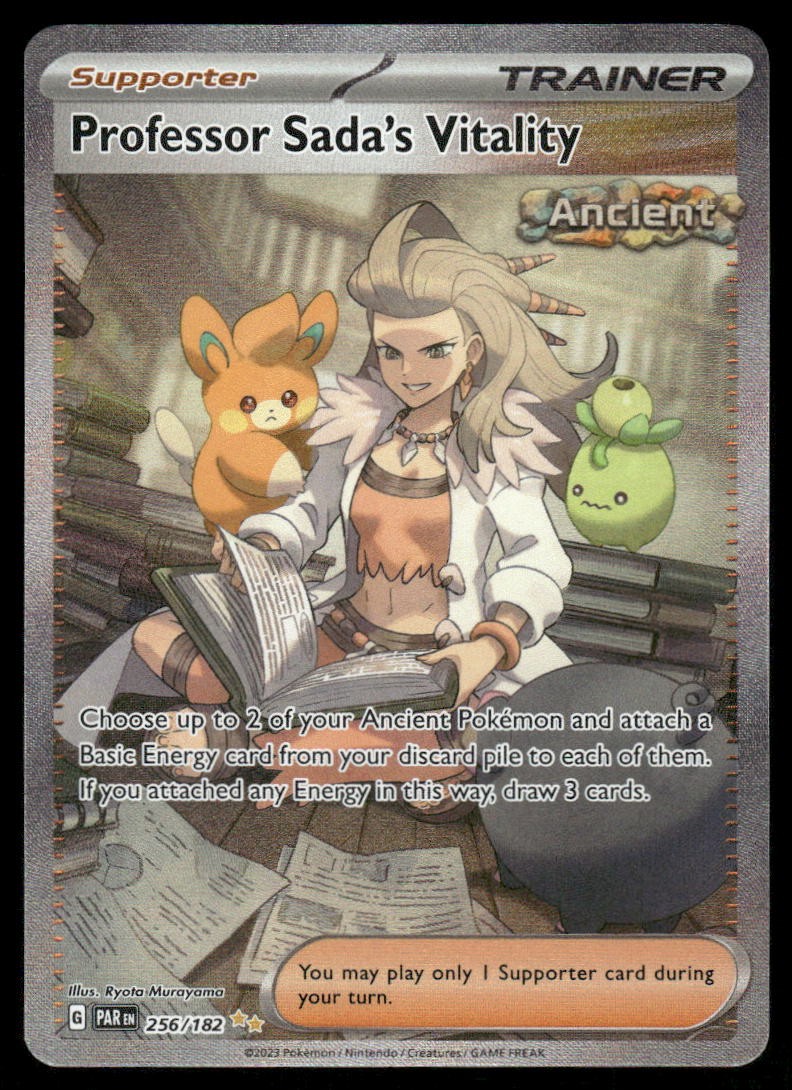 Pokemon Cards Professor Sada's Vitality 256/182 Paradox Rift NM0