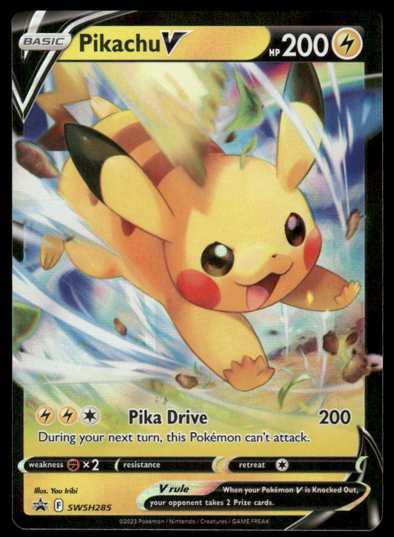 Pokemon Cards Pikachu V SWSH285 SWSH Black Star Promo NM0