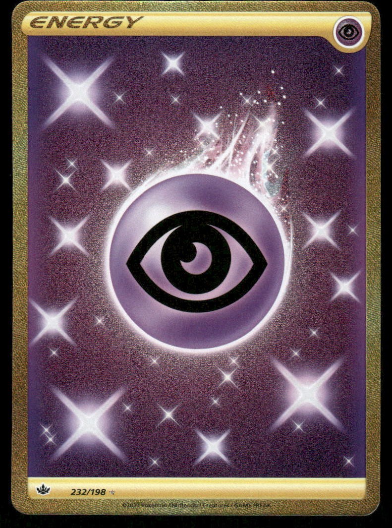 Pokemon Cards Psychic Energy 232/198 Chilling Reign Secret Rare NM0