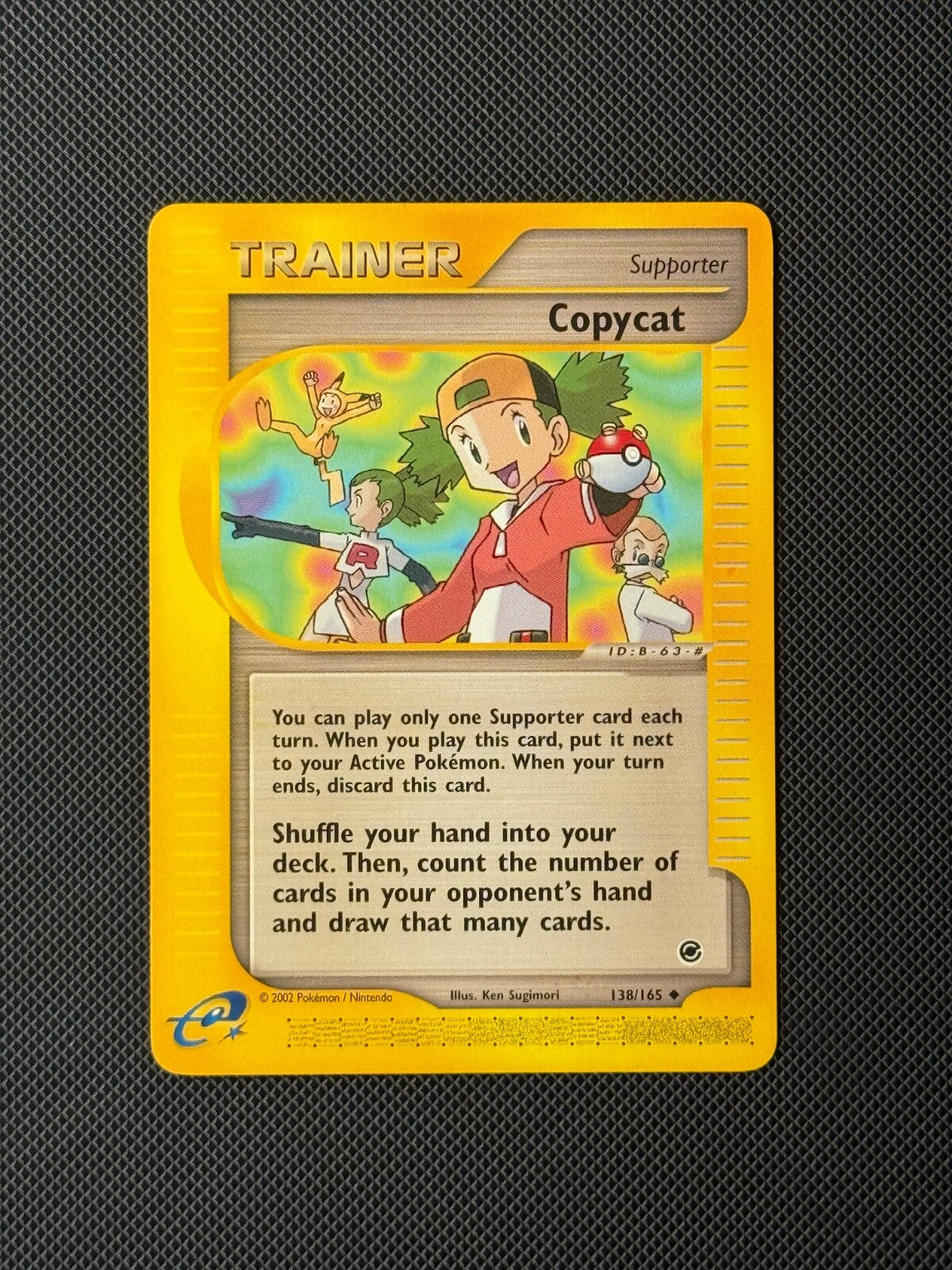 Copycat 138/165 Pokémon Card Expedition Base Set Uncommon WOTC NM0
