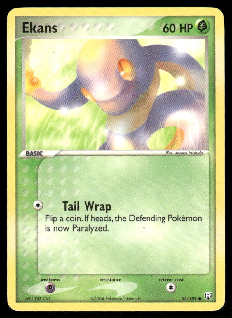 Pokemon Cards Ekans 55/109 Team Rocket Returns Common NM *20