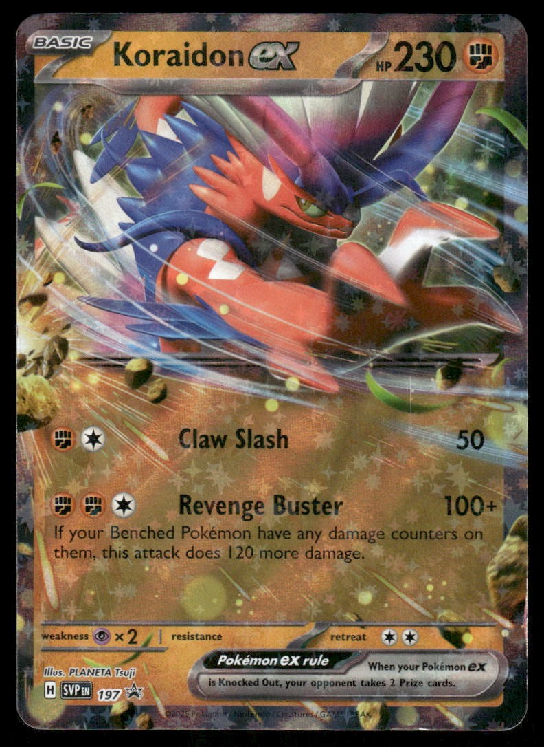Pokemon Cards Koraidon ex 197 Scarlet & Violet Promo NM0