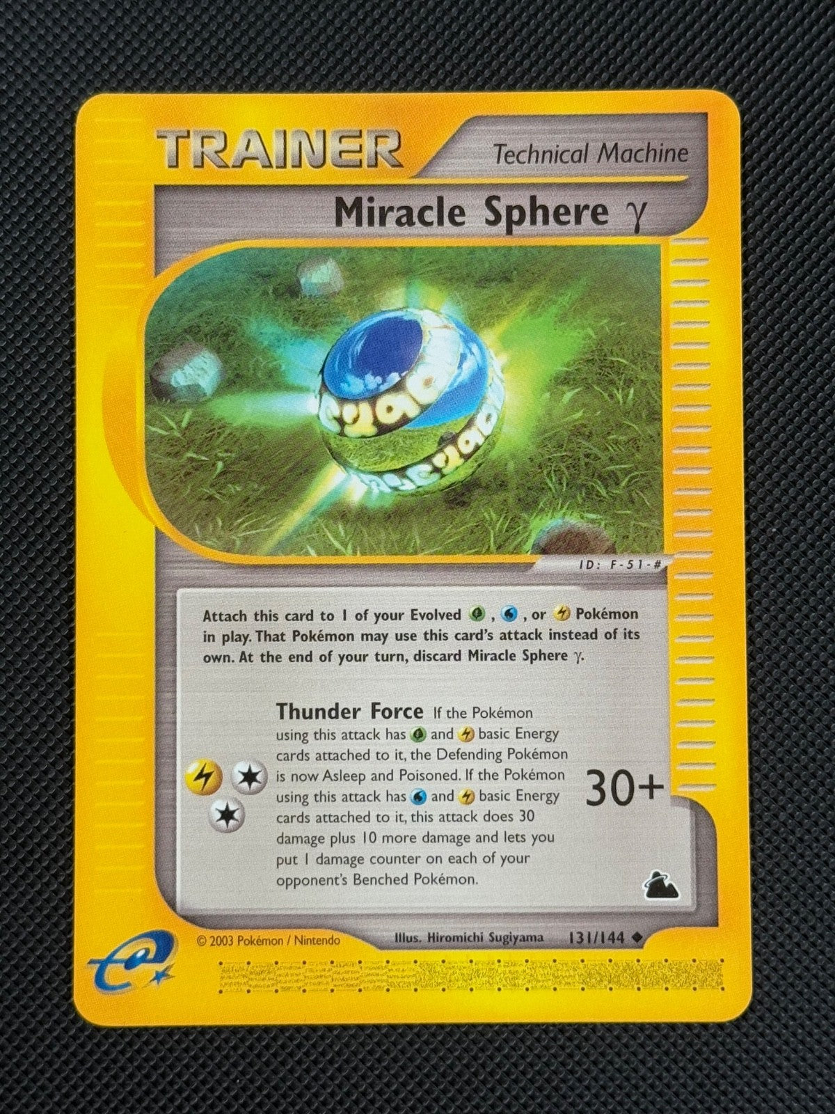 Miracle Sphere 131/144 REGULAR Pokémon Card WOTC Skyridge Uncommon0