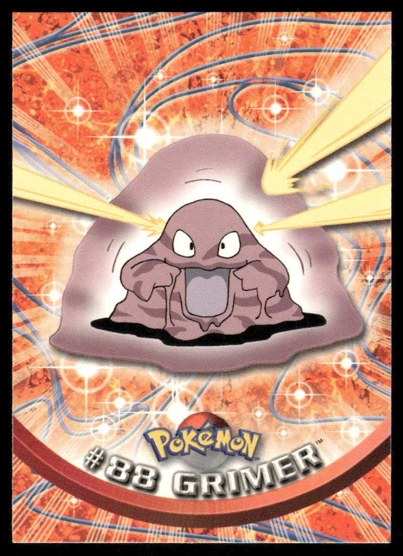 Pokemon Cards Grimer #88 Topps Trading Cards Series 2 NM *50