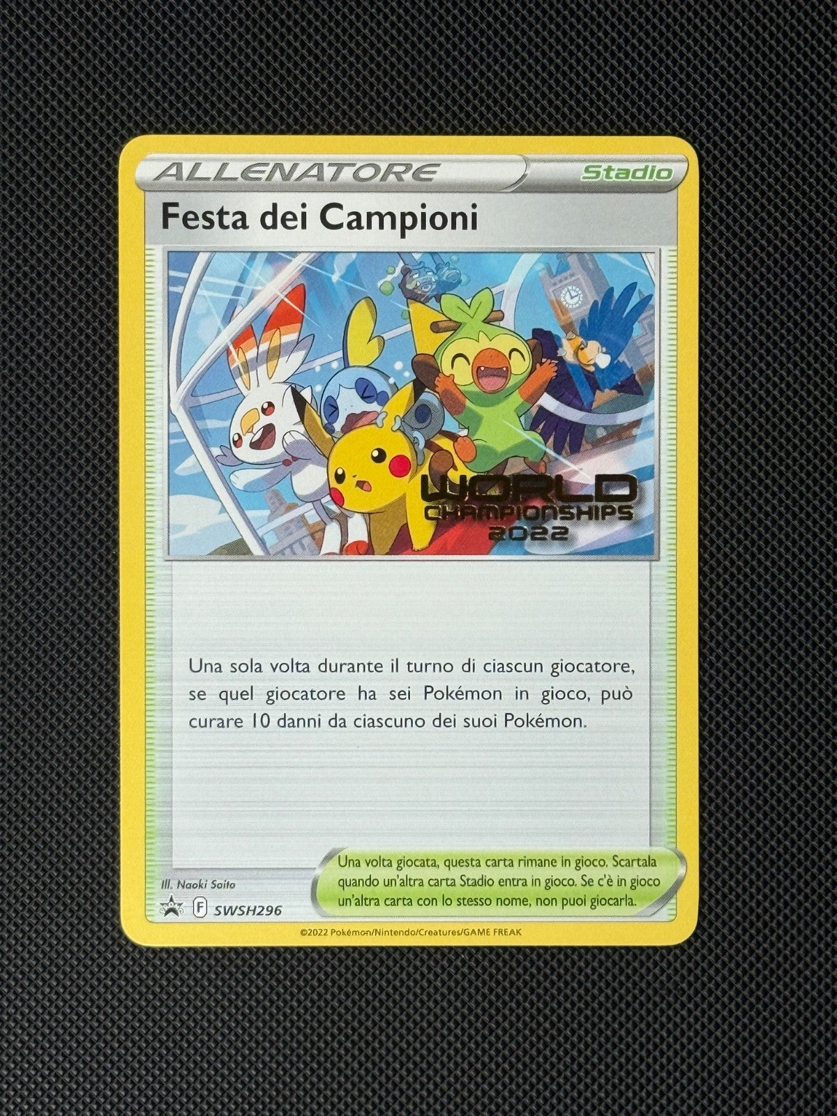 2022 Champions Festival SWSH296 Code Card London Pokemon World
