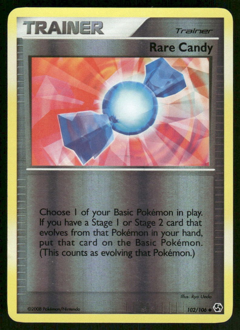 Pokemon Cards Rare Candy 102/106 Great Encounters Uncommon NM0