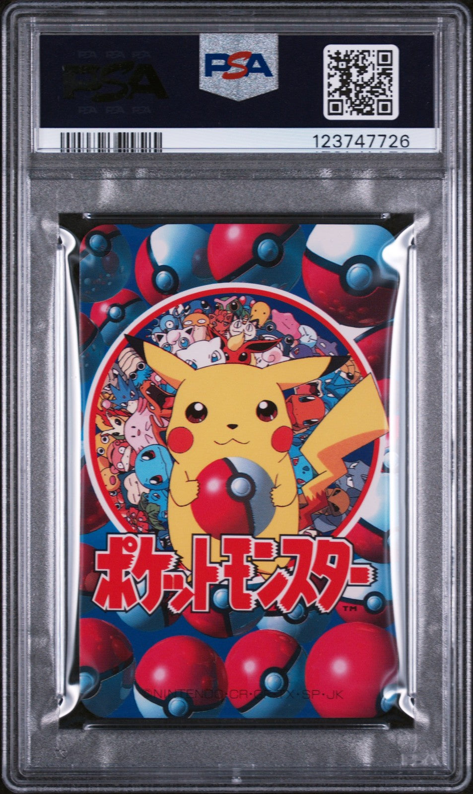 Pokemon Card Goldeen/seaking/starmie/staryu 5 Of Hearts PSA 101