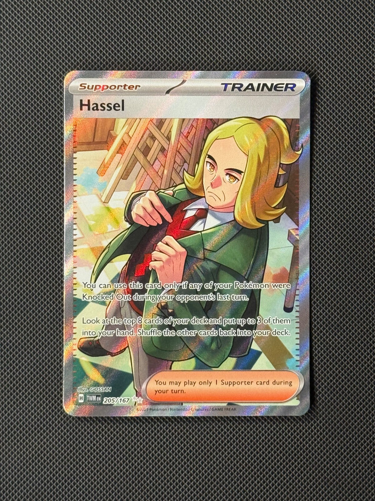 Hassel 205/167 UR Pokémon Card Sv06: Twilight Masquerade Holo NM0