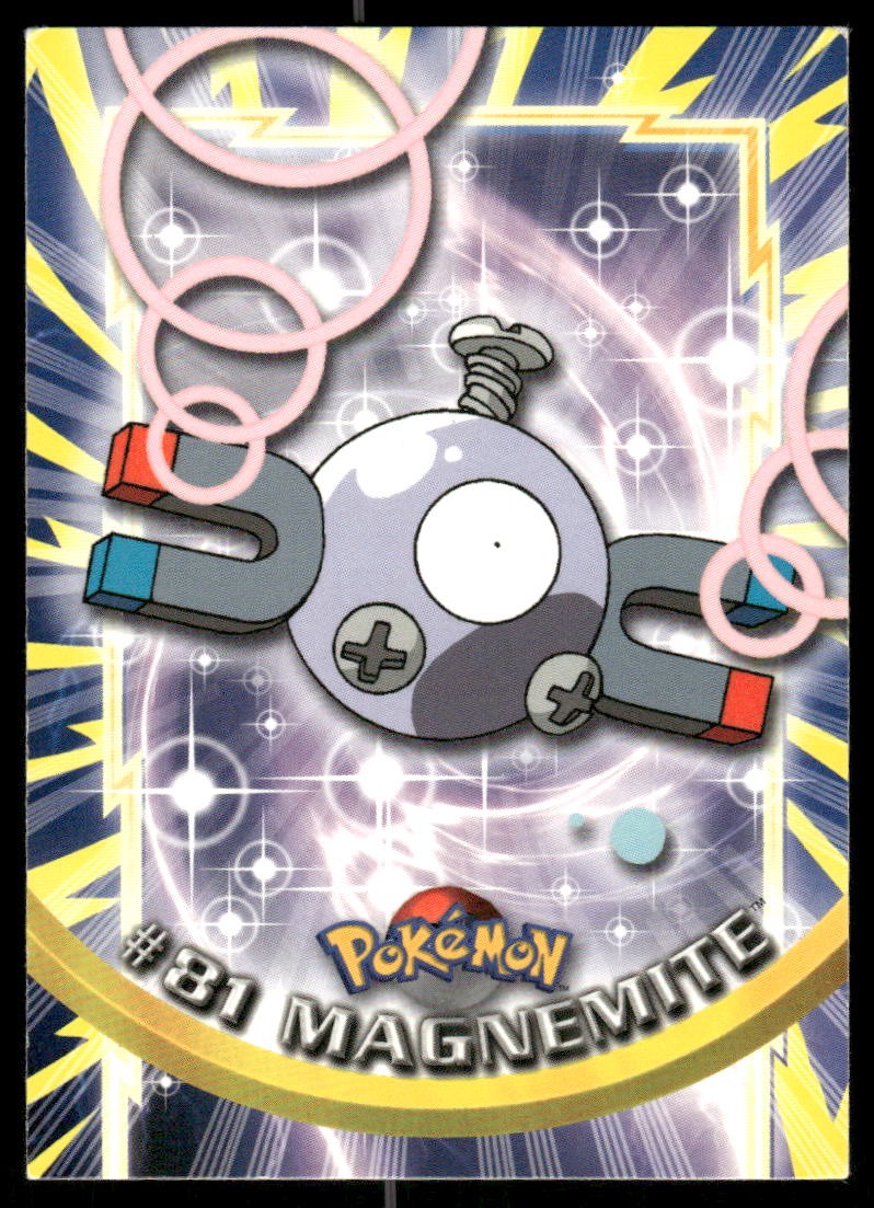Pokemon Cards Magnemite #81 Topps Trading Cards Series 2 NM *50