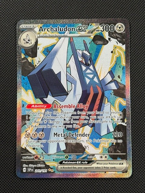 Archaludon ex 241/191 SPECIAL ILLUSTRATION RARE Pokémon Card Surging Sparks NM0