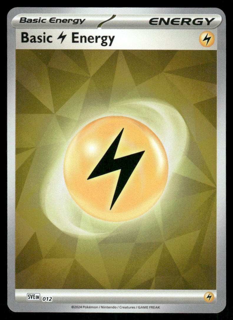 Pokemon Cards Basic Lighting Energy 020 Scarlet & Violet Energies NM0