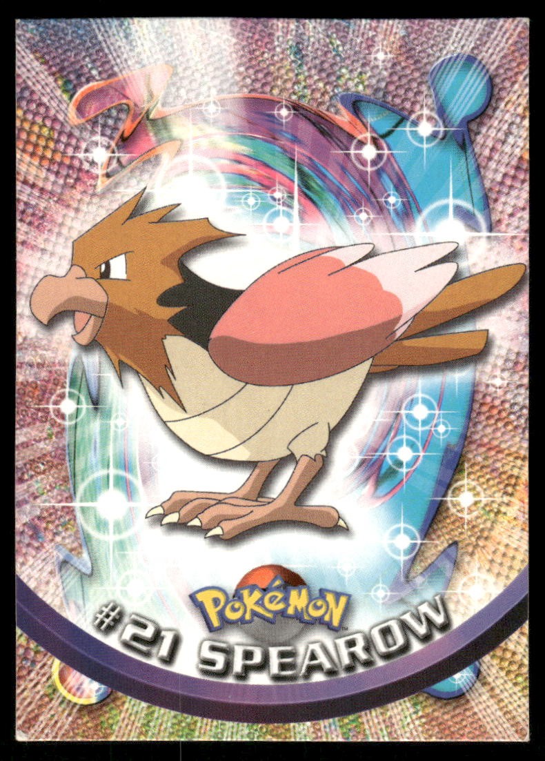 Pokemon Cards Spearow #21 Topps Trading Cards Series 1 LP *30