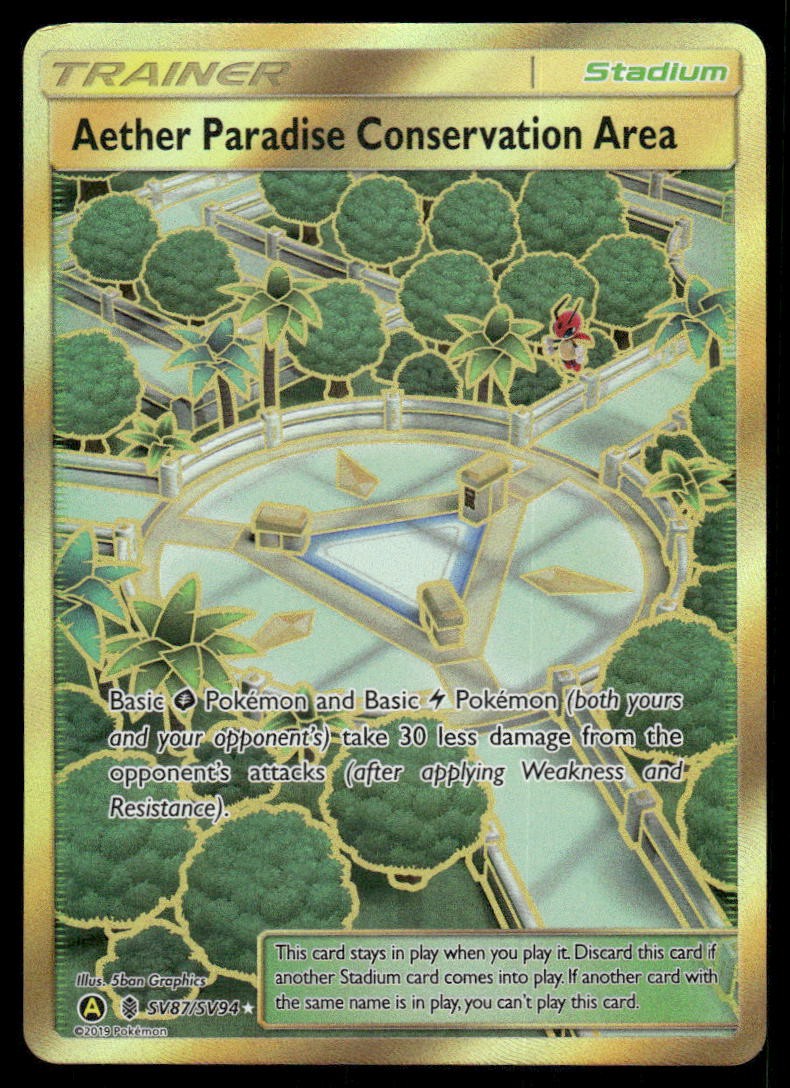 Pokemon Cards Aether Paradise Conservation Area SV87/SV94 Hidden Fates  NM0