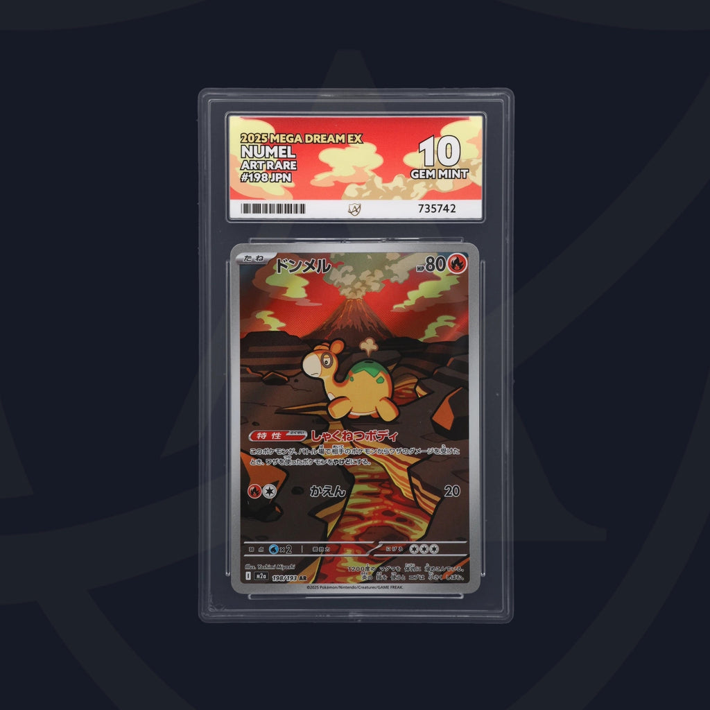 Pokemon Cards Numel 198/193 ACE 10 MEGA Dream ex holo Art Rare Japanese GEM MINT0