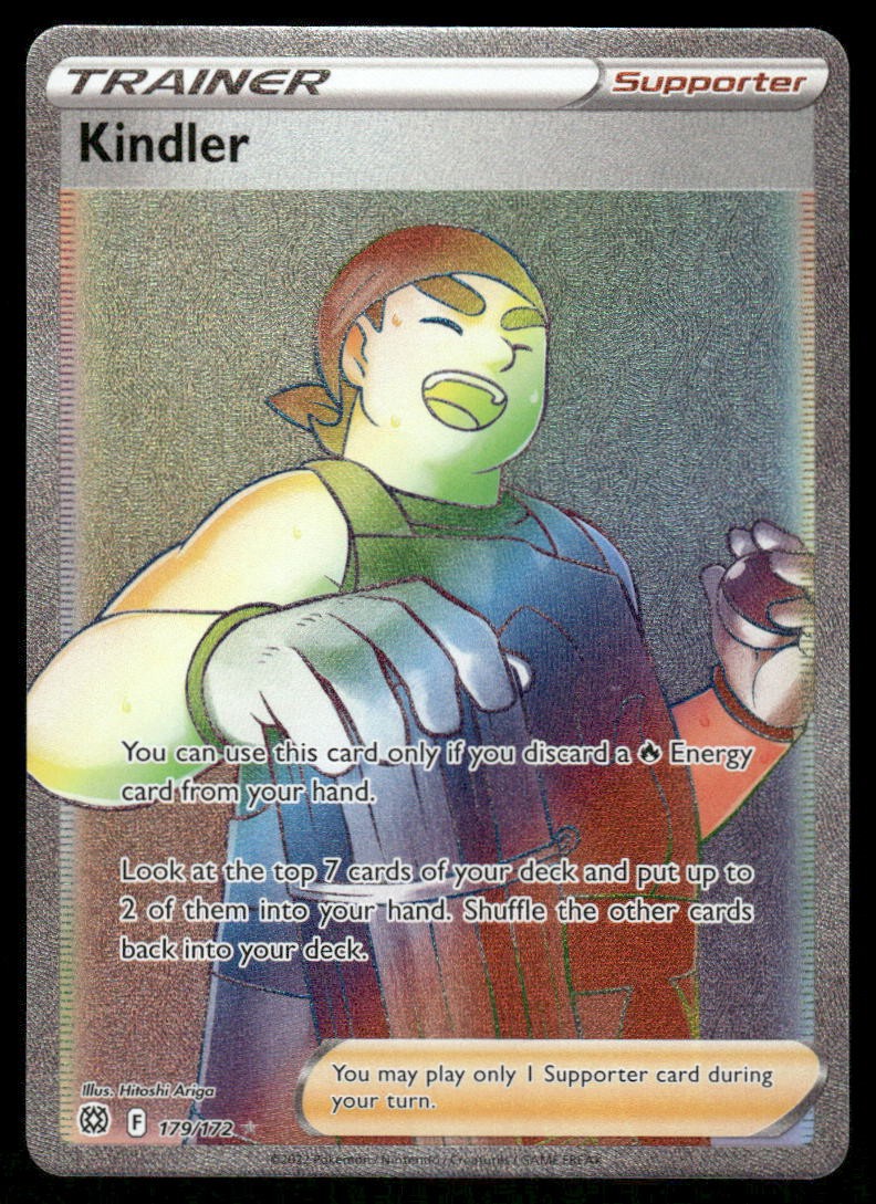 Pokemon Cards Kindler 179/172 Brilliant Stars Rare Rainbow NM *20