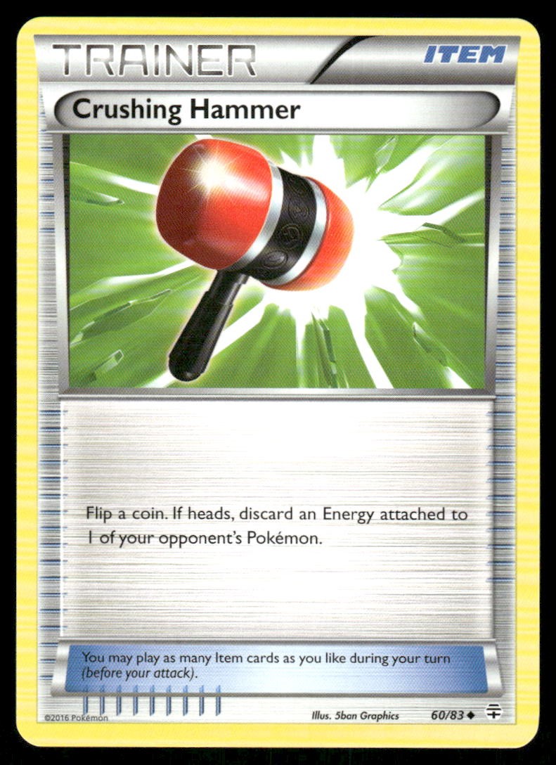 Pokemon Cards Crushing Hammer 60/83 Generations Uncommon NM0