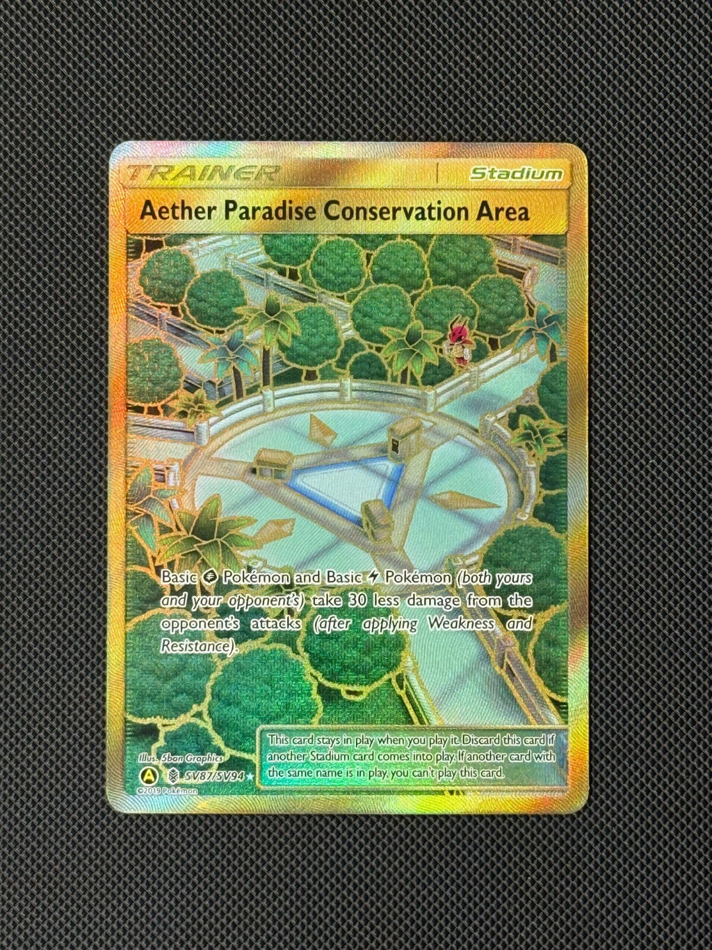 Aether Paradise Conservation Area Sv87/Sv94 Hidden Fates: Shiny Vault Holo NM0