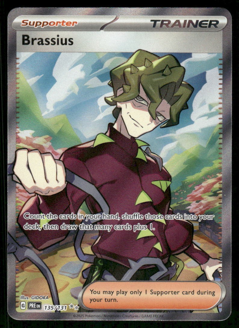Pokemon Cards Brassius 135/131 Prismatic Evolutions Ultra Rare NM *30