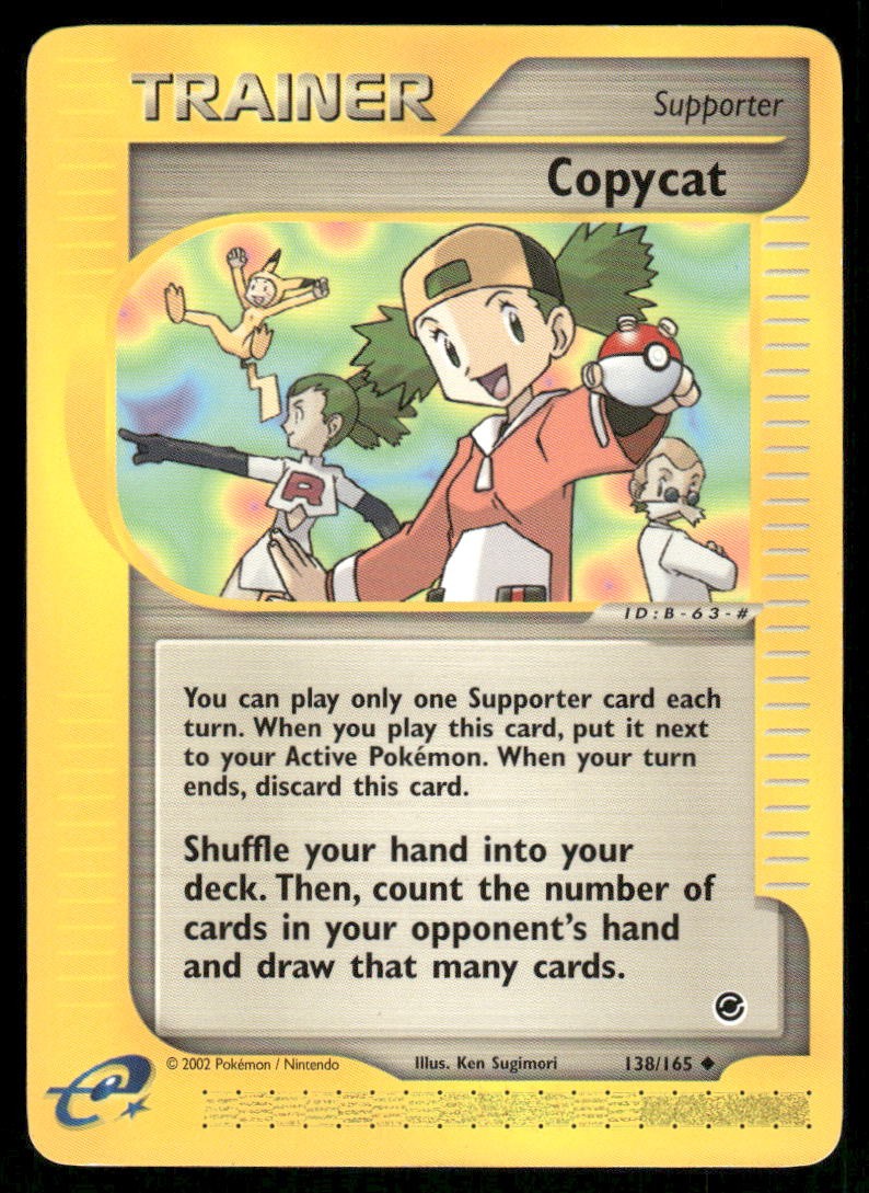 Pokemon Cards Copycat 138/165 Expedition Base Set WOTC Uncommon NM *10