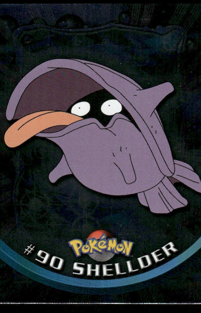 Pokemon Cards Shellder #90 Topps Trading Cards HOLO Series 2 Holo NM0