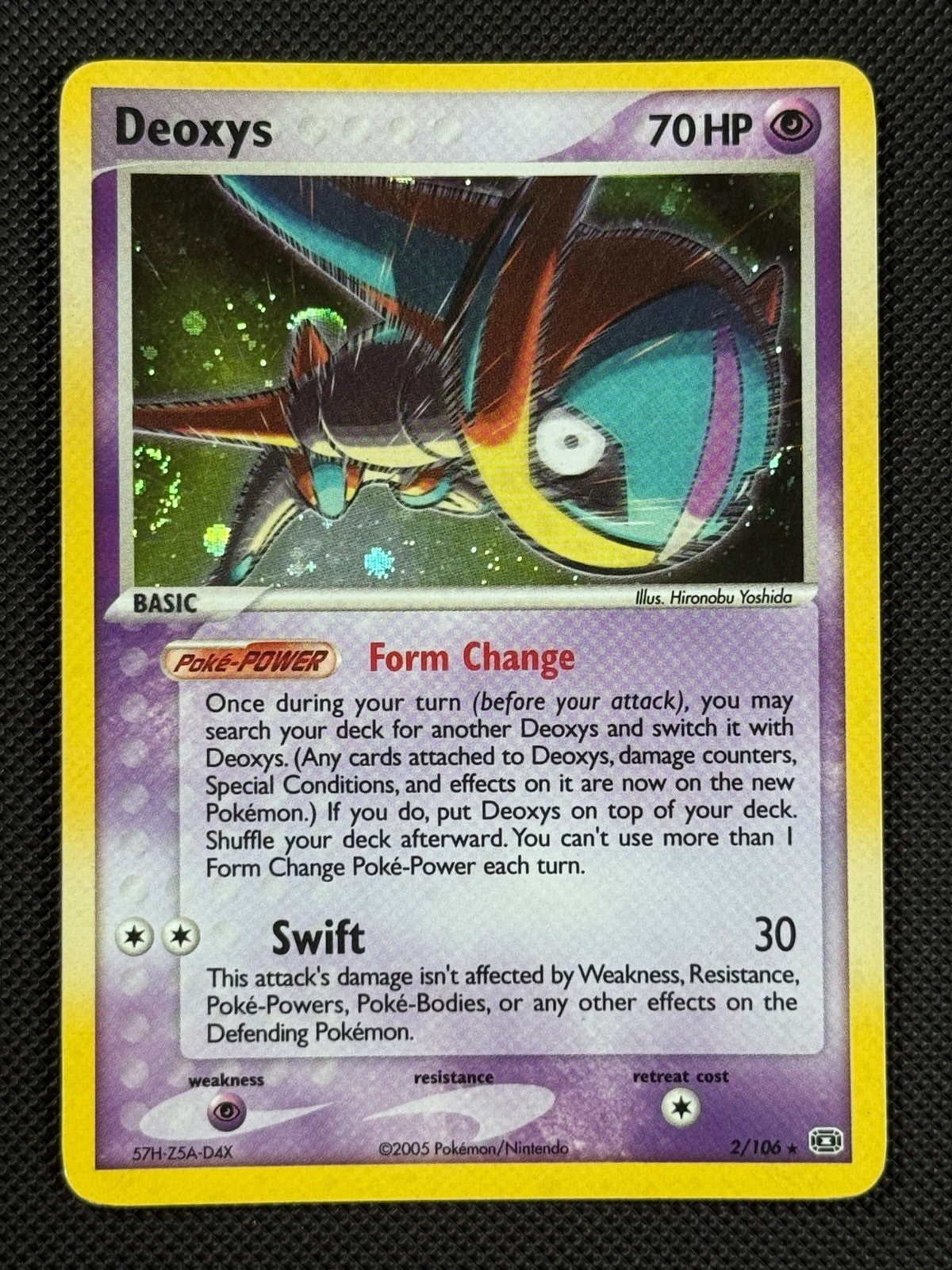 Deoxys 2/106 HOLO Pokémon Card EX Emerald Rare *20