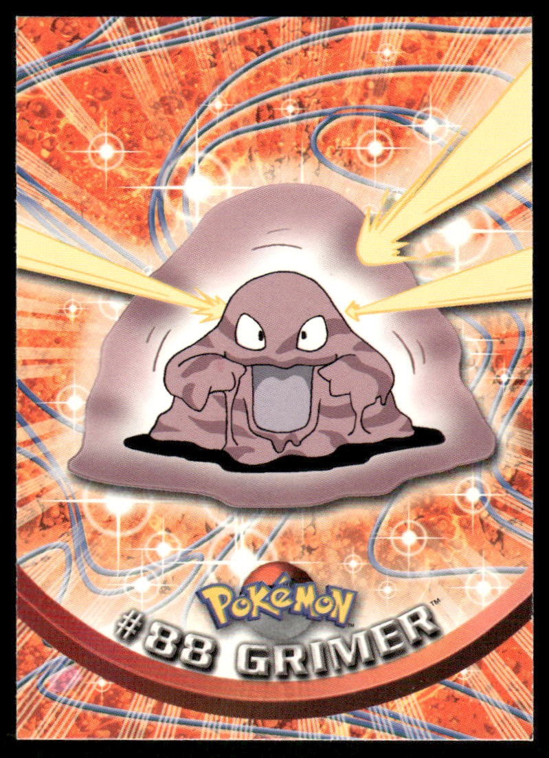 Pokemon Cards Grimer #88 Topps Trading Cards Series 2 NM *20