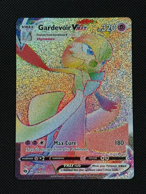 Gardevoir VMAX 076/073 RAINBOW SECRET RARE Pokémon Card Champions Path NM0