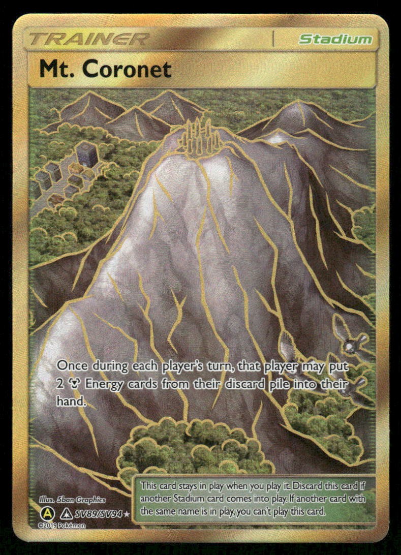 Pokemon Cards Mt. Coronet SV89/SV94 Hidden Fates Secret Rare NM0