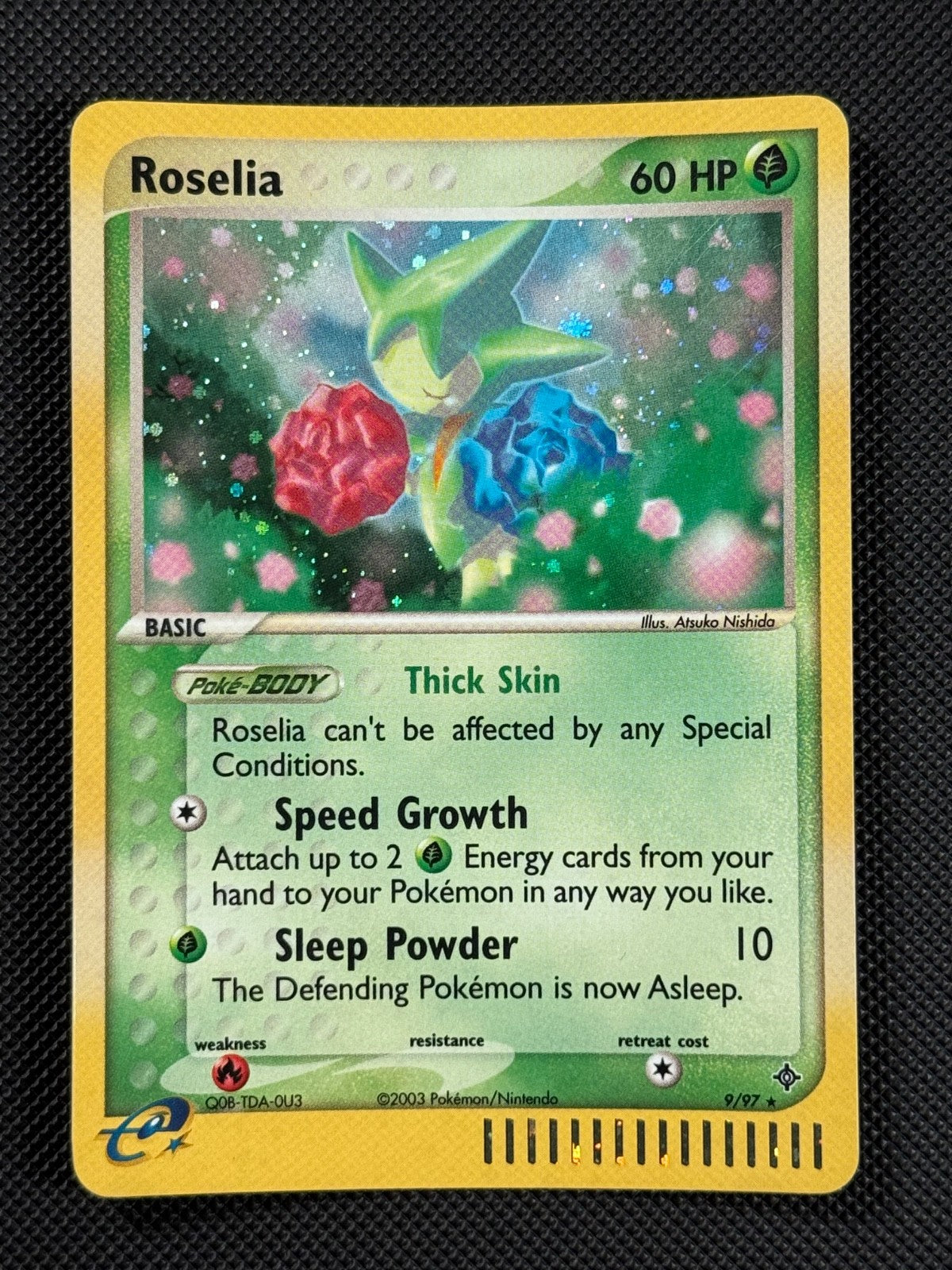 Roselia 9/97 HOLO Pokémon Card EX Dragon Holo Rare0
