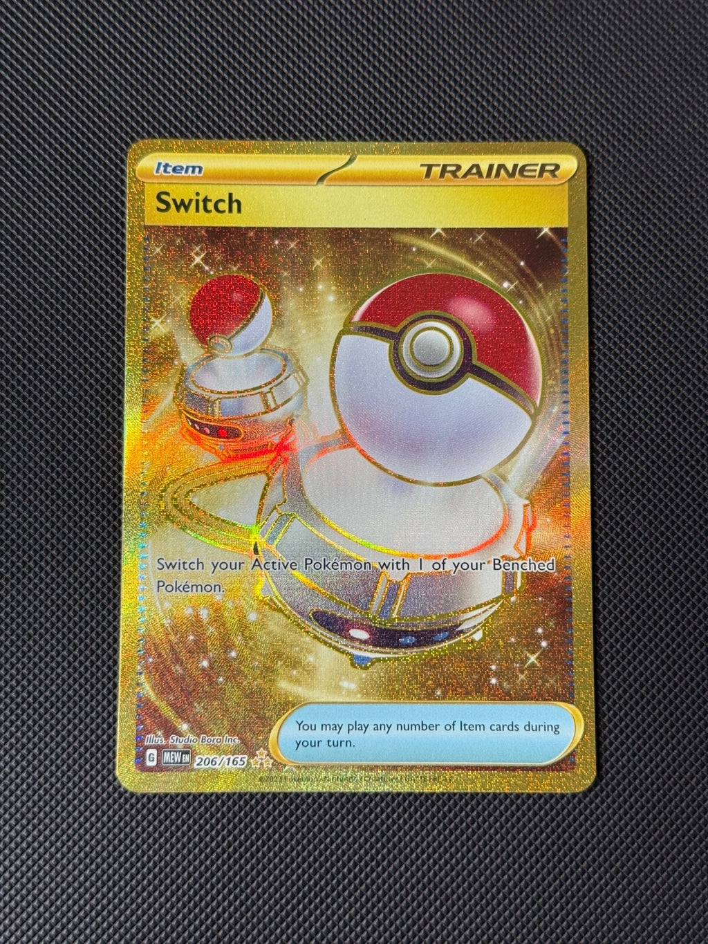 Switch 206/165 UR Pokémon Card  Scarlet & Violet 151 Holo NM0