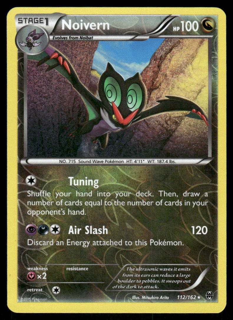 Pokemon Cards Noivern 112/162 Reverse Holo BREAKthrough XY LP0