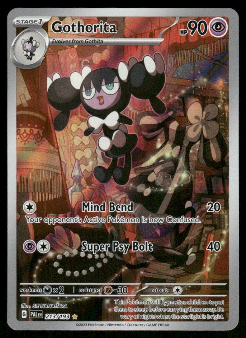 Pokemon Cards Gothorita 213/193 Paldea Evolved Illustration Rare NM0