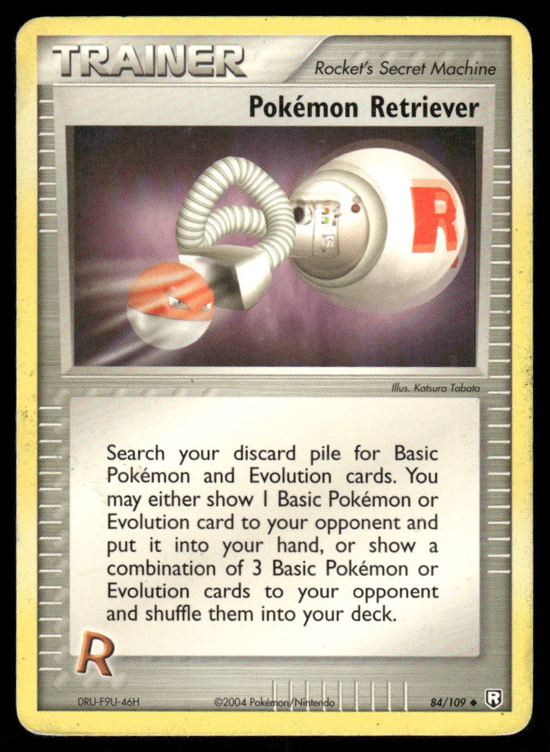 Pokemon Cards Pokemon Retriever 84/109 Team Rocket Returns Uncommon HP0