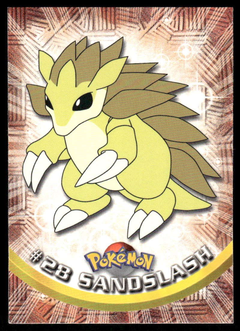 Pokemon Cards Sandslash #28 Topps Trading Cards Series 1 NM *30
