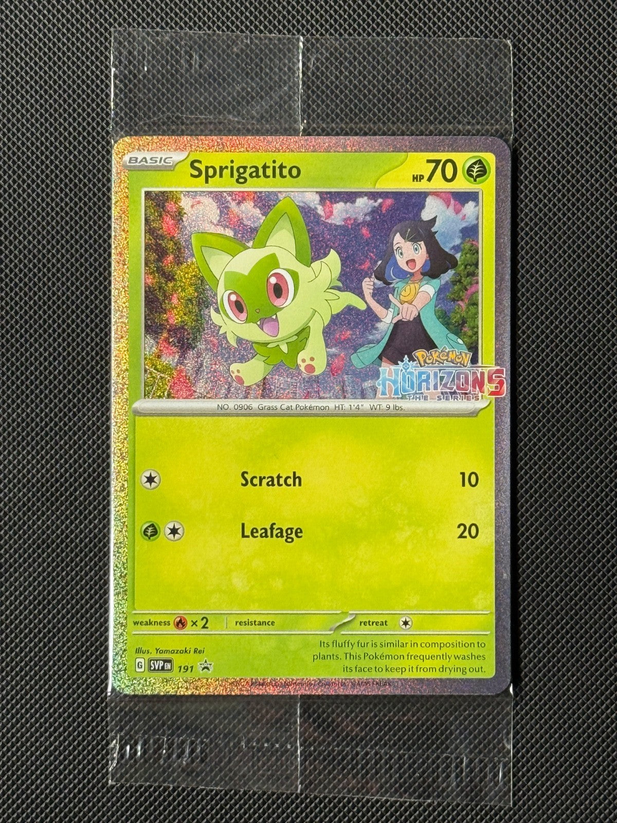 Sprigatito SVP 191 Promo Pokémon Card Black Star Promo SEALED0