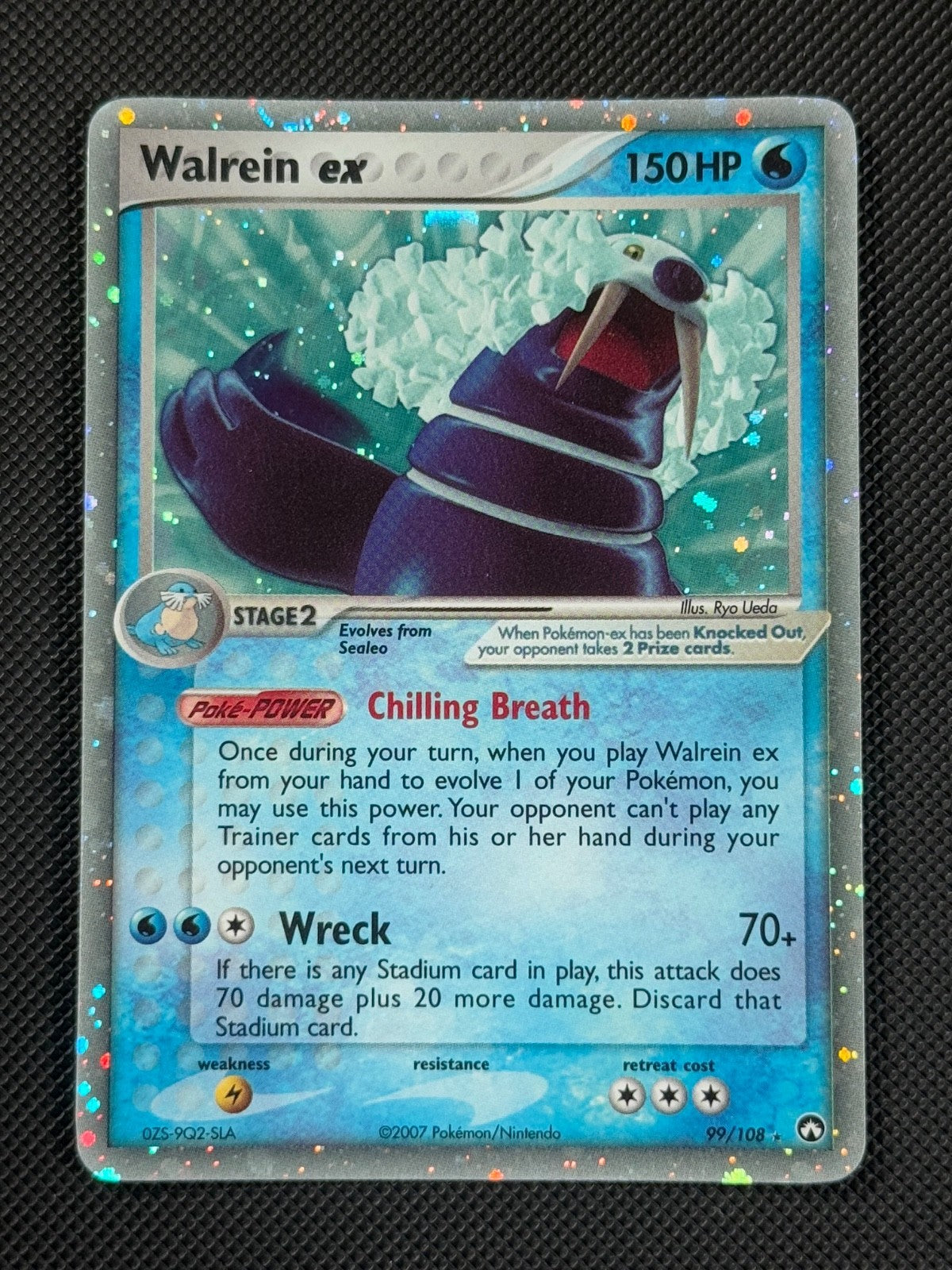 Walrein ex 99/108 HOLO Pokémon Card EX Power Keepers Holo Rare0