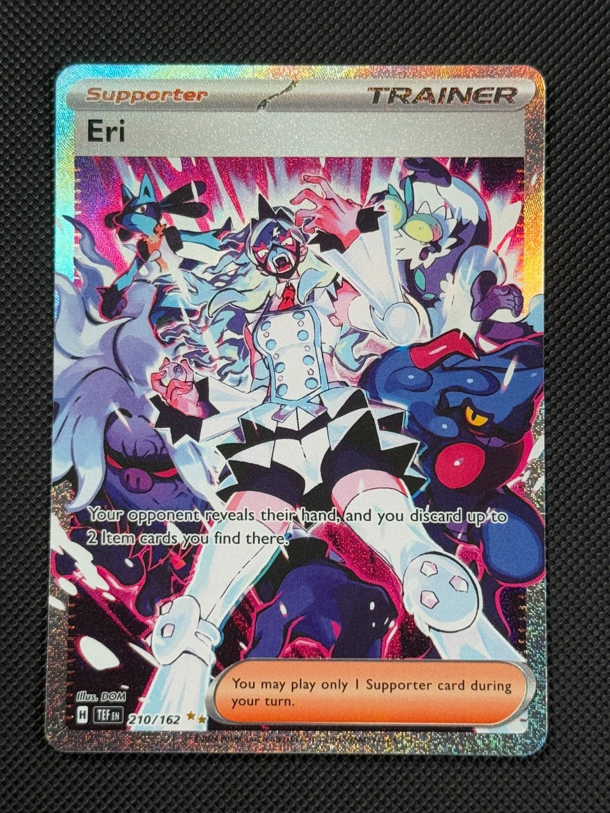 Eri 210/162 SIR Pokémon Card Sv05: Temporal Forces Trainer Holo Rare0