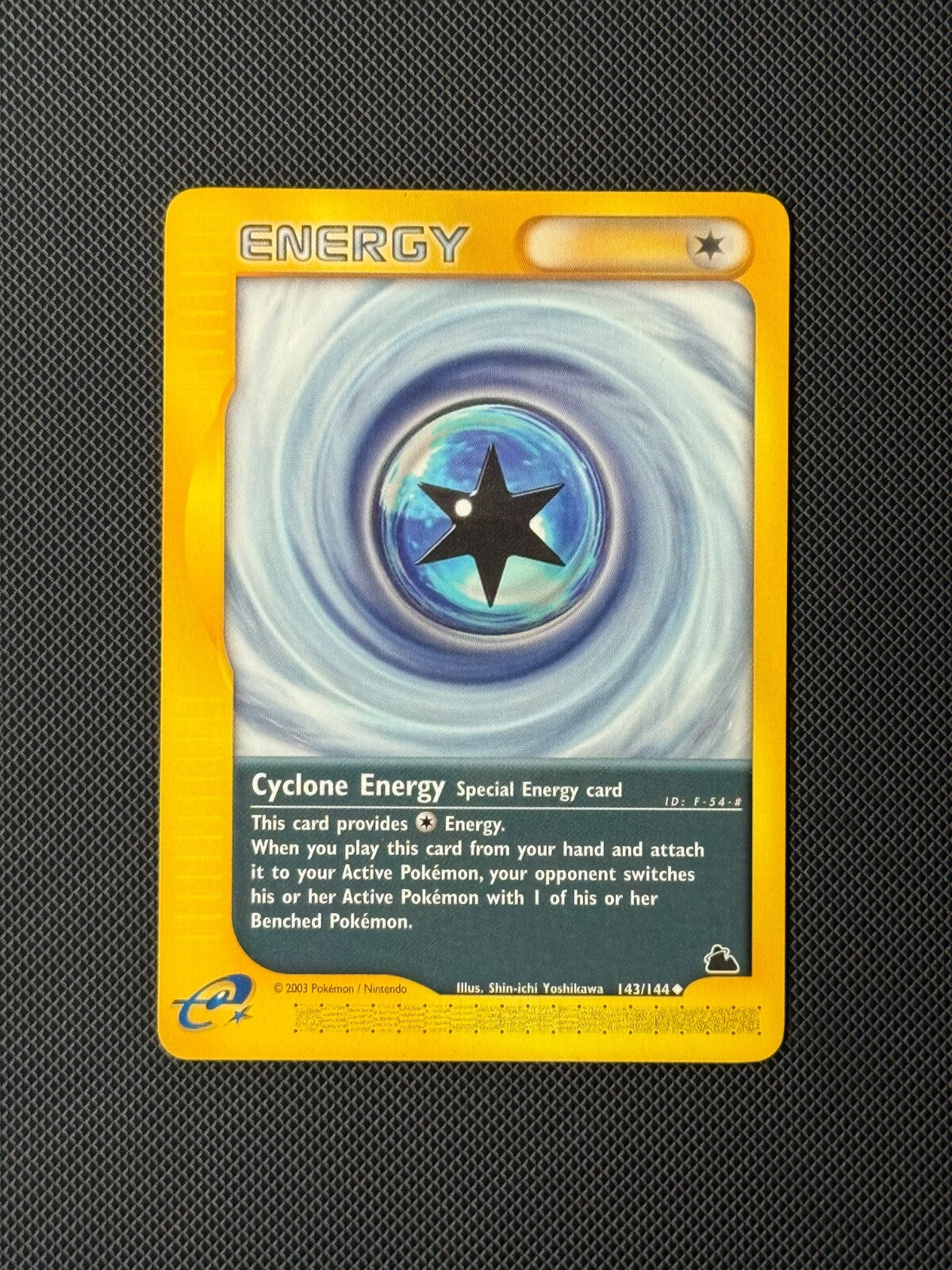 Cyclone Energy 143/144 Pokémon Card Skyridge Uncommon WOTC NM0