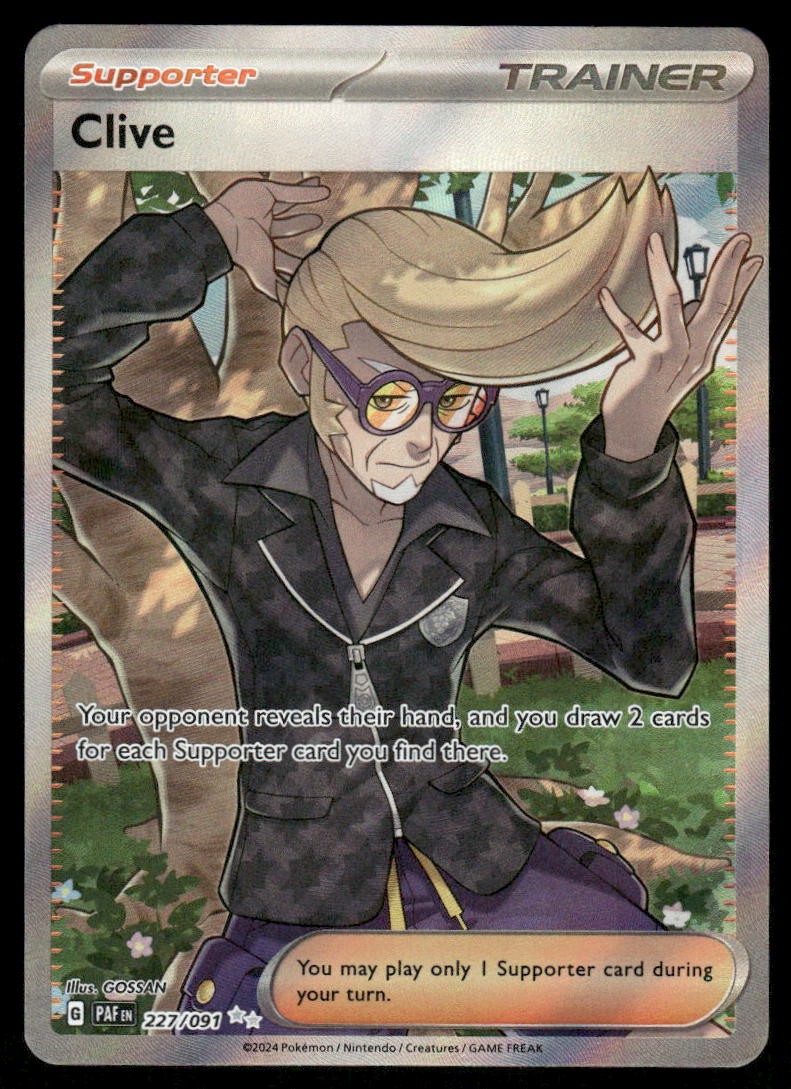 Pokemon Cards Clive 227/091 Paldean Fates Ultra Rare NM *30